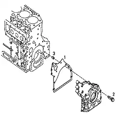 Hexagon bolt EN 1662-F-M8X35-10.9-ZNAL-AC 1009626-52D - Блок «Крепления»  (номер на схеме: 2)