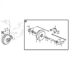 Spring washer - Блок «Front idler»  (номер на схеме: 13)