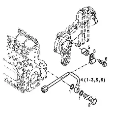 Clamp 1014622-30D - Блок «Fuel line 2»  (номер на схеме: 3)