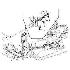 Hose - Блок «Fuel pipe - Fuel tank»  (номер на схеме: 10)