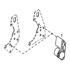 Fuel supply pump D02113803 - Блок «Fuel supply pump»  (номер на схеме: 1)