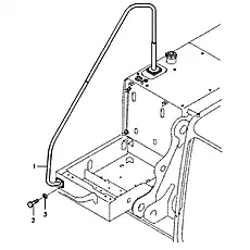 Hexagon screw - Блок «Handrail»  (номер на схеме: 2)