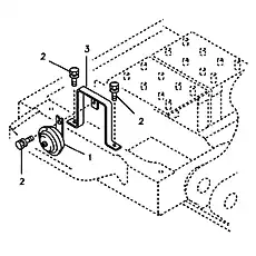 Bracket - Блок «Horn»  (номер на схеме: 3)