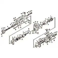 •Bushing - Блок «Hydraulic pump»  (номер на схеме: 11)