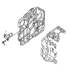 Speed sensor D04199792 - Блок «Impulse transmitter»  (номер на схеме: 1)