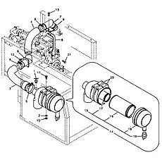 Hose - Блок «Inlet system»  (номер на схеме: 4)