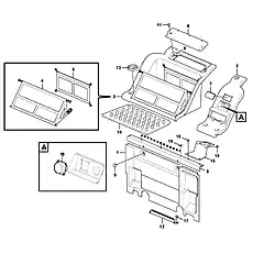 Flange screw - Блок «Instrument panel, radio panel»  (номер на схеме: 17)