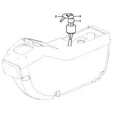 Starter switch. - Блок «Key system»  (номер на схеме: 1)