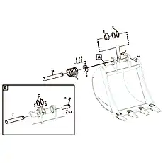 Washer - Блок «Links to bucket»  (номер на схеме: 4)