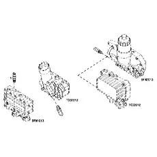 Oil pressure sensor D04215774 - Блок «Датчик давления масла»  (номер на схеме: 1)