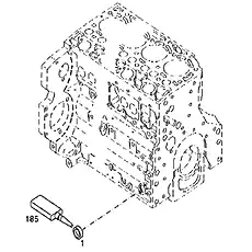 Core hole plug H 2860-A36-ST-FE/ZNPHR 1002620-52D - Блок «Plug»  (номер на схеме: 1)