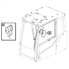 Flange screw - Блок «Rear view mirror»  (номер на схеме: 5)