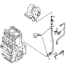 Screw-in nipple 1118077-65D - Блок «Return line»  (номер на схеме: 2)