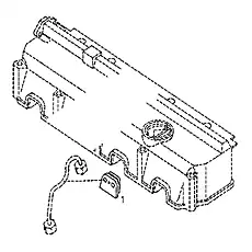 Rubber seal 1129016-52D - Блок «Rubber seal»  (номер на схеме: 1)