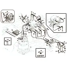 Hose assembly - Блок «Servo system, control valve piping»  (номер на схеме: 26)