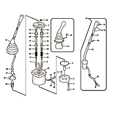 Screw - Блок «Servo system, remote control valve»  (номер на схеме: 43)