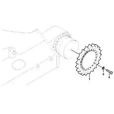 Washer - Блок «Sprocket»  (номер на схеме: 3)