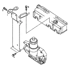 Hexagon bolt EN1662-F-M8X16-10.9 3509646-52D - Блок «Support»  (номер на схеме: 4)