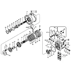 Seal - Блок «Swing motor»  (номер на схеме: 34)