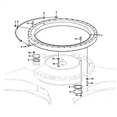 Flange screw - Блок «Swing system»  (номер на схеме: 10)