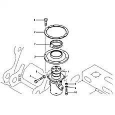 Washer - Блок «Turning joint, mounting»  (номер на схеме: 6)