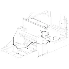 Clamp - Блок «Windshield washer»  (номер на схеме: 6)