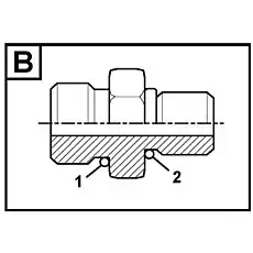 Anel O - Блок «Тип соединения J2-JOINT (ТИП B)»  (номер на схеме: 3)