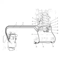 BELT, AIR CONDITIONER - Блок «Воздушный кондиционер в сборе»  (номер на схеме: 11)