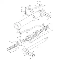 BOLT - Блок «BOOM CYLINDER R.H.»  (номер на схеме: 29)