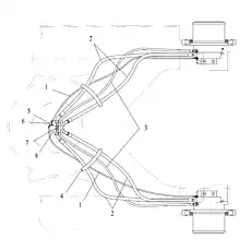 END STRAIGHT CONNECTOR - Блок «CHASSIS LINES»  (номер на схеме: 5)