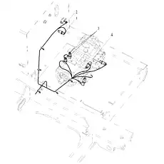 MASTER PRESSURE SENSOR - Блок «Электрическая система»  (номер на схеме: 3)