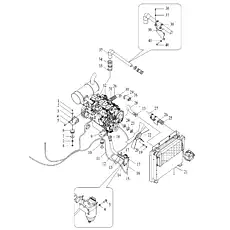 AIR INTAKE PIPE Ⅲ - Блок «Двигатель»  (номер на схеме: 30)