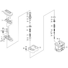 FOOT PEDALS ASSEMBLY