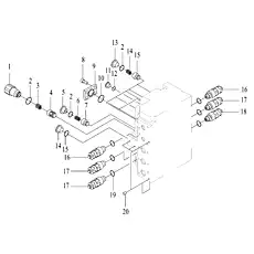 ADJUST SCREW - Блок «Главный клапан»  (номер на схеме: 8)