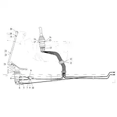 BELLOWS  (BLACK) Ф75 0.55m - Блок «PILOT LINES»  (номер на схеме: 12)