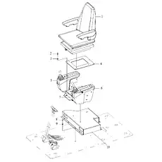 SEAT - Блок «Установка сиденья»  (номер на схеме: 1)