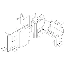 BIG WASHER D12 - Блок «THERMAL BAFFLE»  (номер на схеме: 5)