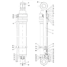 BALL VALVE - Блок «Цилиндр рычага»  (номер на схеме: 33)