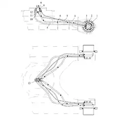 FLANGE - Блок «CHASSIS LINES»  (номер на схеме: 13)