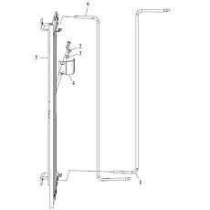 REAR COVER BOARD, RIGHT - Блок «COVER BOARD ASSEMBLY»  (номер на схеме: 5)