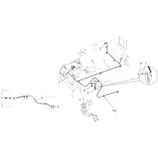 PLATFORM WORK LAMP (24V 70W) - Блок «Электрическая система»  (номер на схеме: 3)