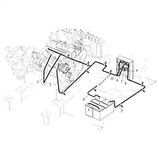 BATTERY EARTHING CABLE - Блок «Электрическая система»  (номер на схеме: 4)