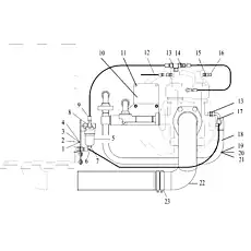 DAMPING WASHER - Блок «MAIN PUMP LINES»  (номер на схеме: 4)