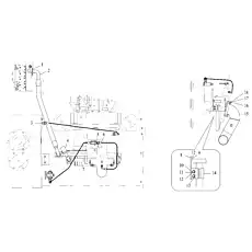 FLANGE COMPONENT - Блок «MAIN PUMP LINES»  (номер на схеме: 1)