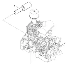 AIR FILTER 612600114993 - Блок «AIR FILTER ASSEMBLY, STANDARD»  (номер на схеме: 1)