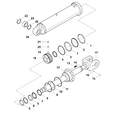 BOOM CYLINDER Φ180/Φ100