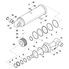 STEEL BALL φ8 GB/T308 - Блок «CYLINDER Φ220/Φ110»  (номер на схеме: 24)