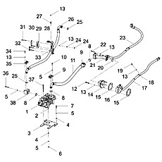 DISTRIBUTION VALVE PLUMBING ASSEMBLY