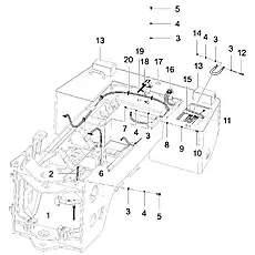 WASHER 12 GB/T93 - Блок «ELECTRICITY, REAR FRAME»  (номер на схеме: 9)