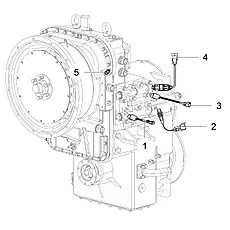 SENSOR, TEMPERATURE LG700NGMⅠ.15.16 - Блок «ELECTRICITY, TRANSMISSION»  (номер на схеме: 5)